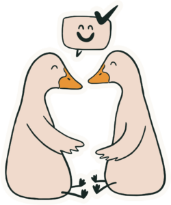 gans icoon - communicatie