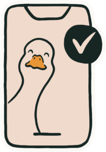 Gans icoon - gebruiksgemak